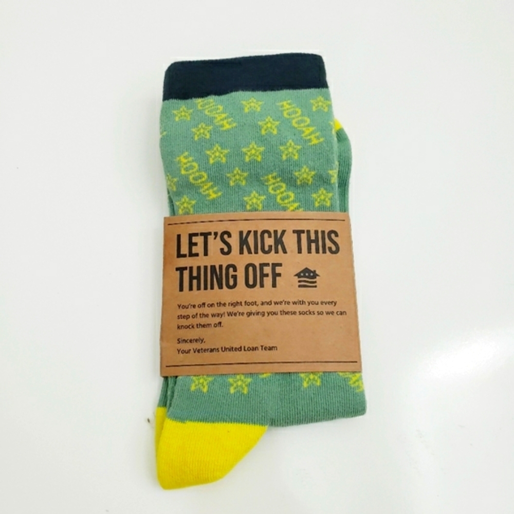 Bombas Military Army Let's Kick This Thing Off Hooah New Socks